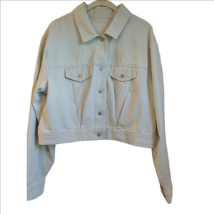 Gloria Vanderbilt x Christian Siriano Light Wash Denim Jacket 14